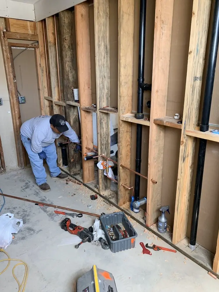 Commercial rough-in plumbing for Commercial Plumbing in Leawood North